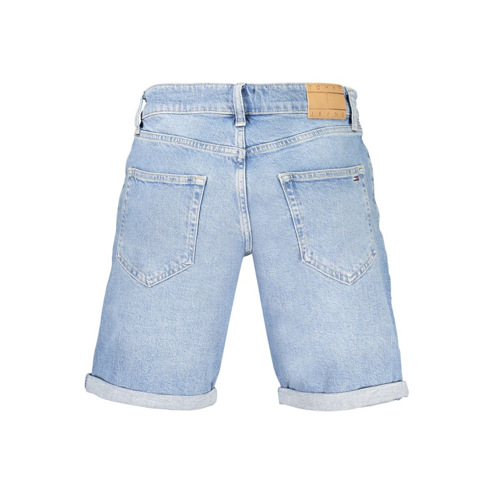 Azzurro Baumwoll-Shorts für Herren