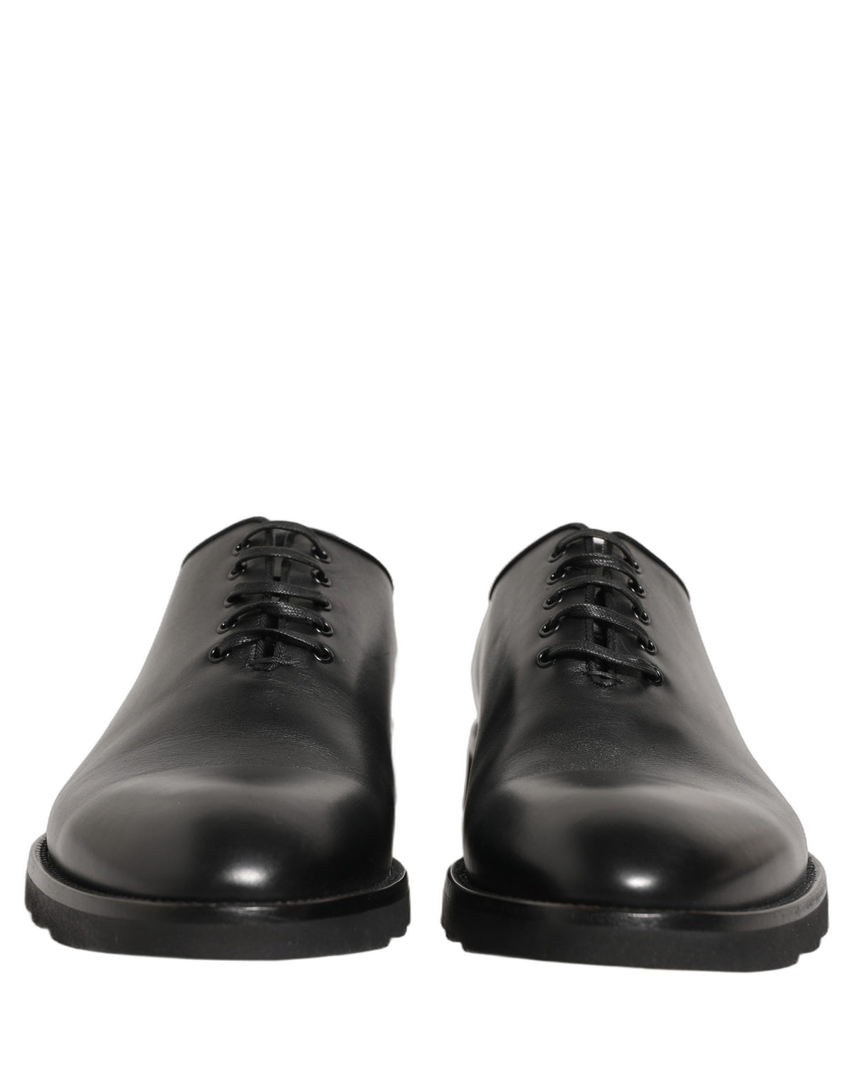 Dolce & Gabbana Schwarze Leder Oxford Businessschuhe für Herren