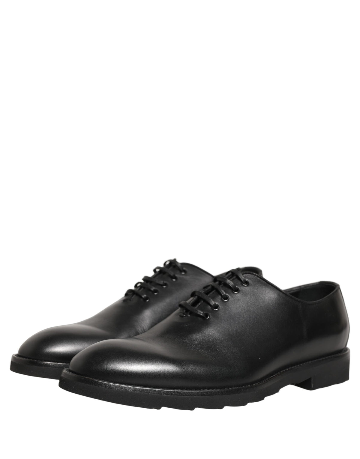 Dolce & Gabbana Schwarze Leder Oxford Businessschuhe für Herren