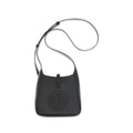 Tory Burch Schwarze Bos Taurus Kalbsleder Schultertasche