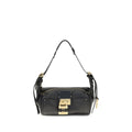 Chloé Schwarze Bos Taurus Kalbsleder Schultertasche