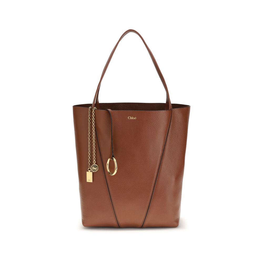 Chloé Braune Kalbsleder Bos Taurus Schultertasche