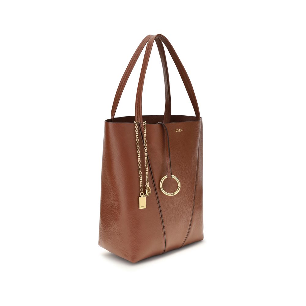 Chloé Braune Kalbsleder Bos Taurus Schultertasche