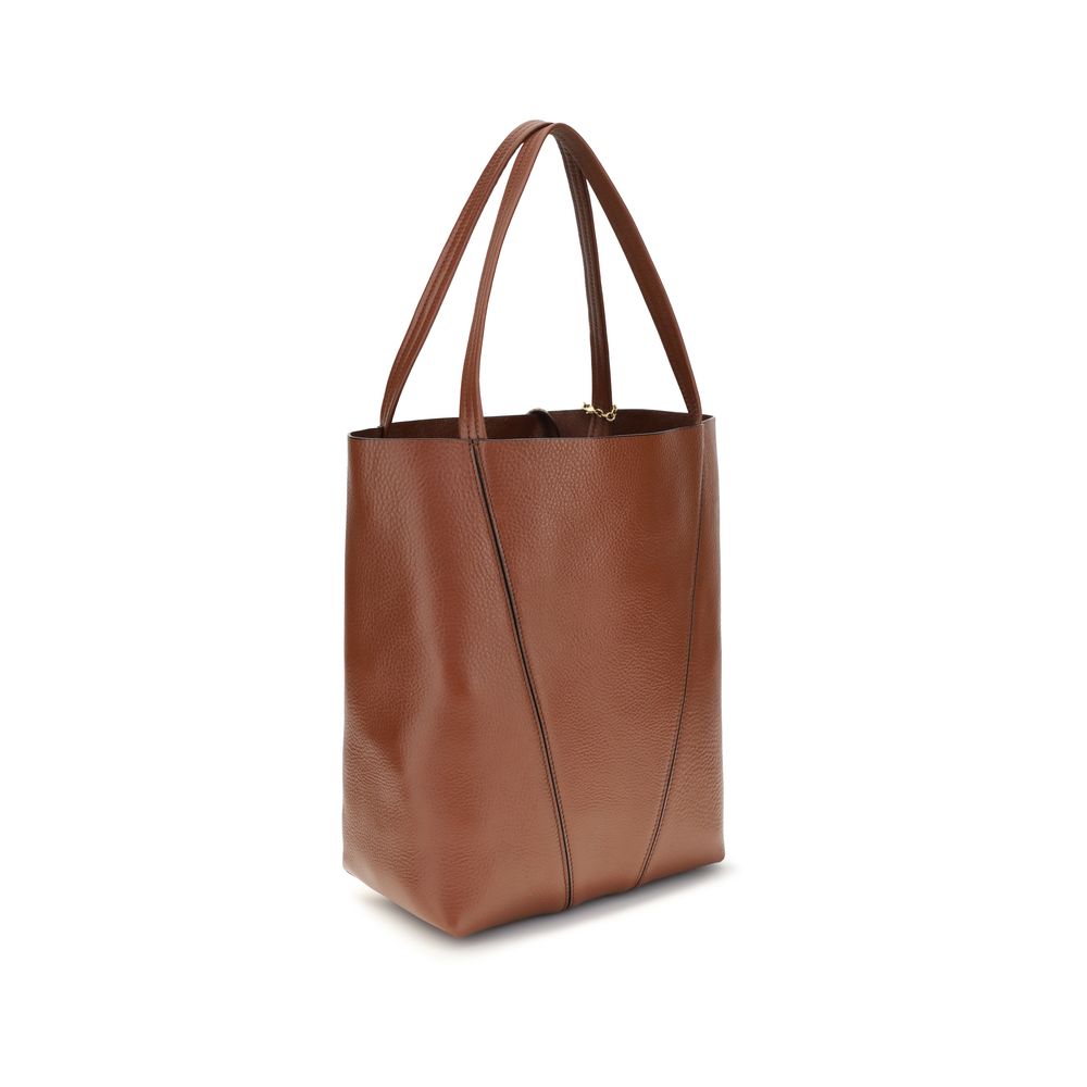 Chloé Braune Kalbsleder Bos Taurus Schultertasche
