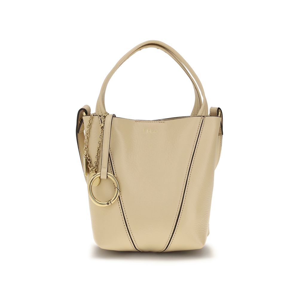 Chloé Beige Kalbsleder Bos Taurus Schultertasche