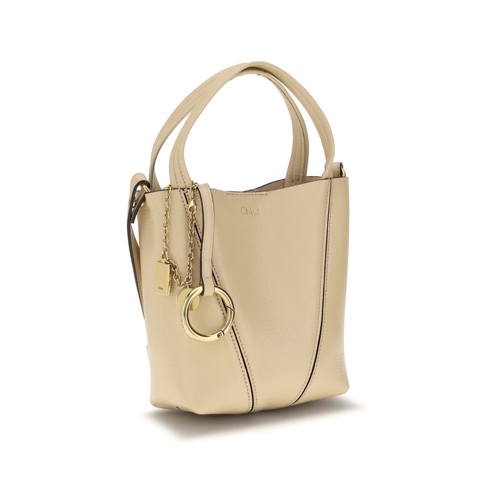 Chloé Beige Kalbsleder Bos Taurus Schultertasche