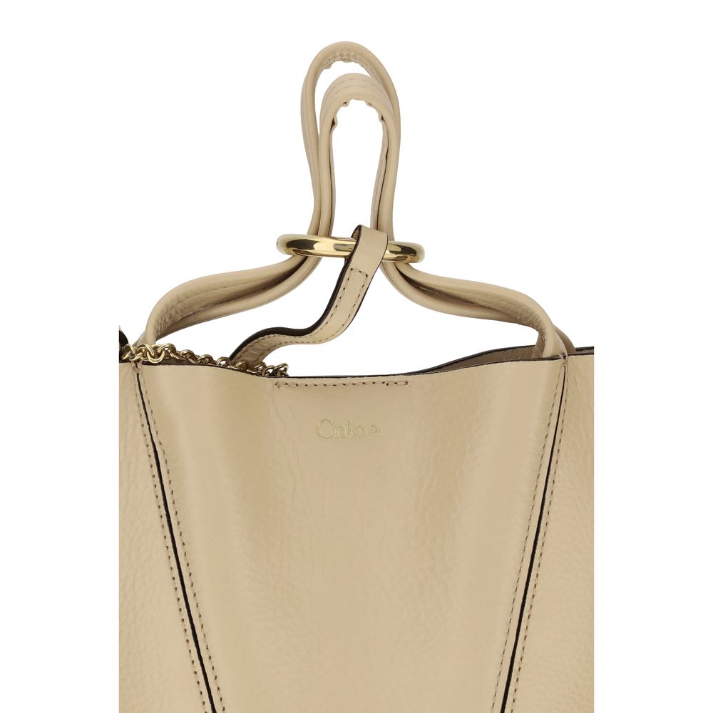 Chloé Beige Kalbsleder Bos Taurus Schultertasche