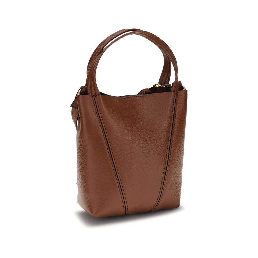 Chloé Braune Kalbsleder Bos Taurus Schultertasche
