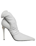 Dolce & Gabbana Graue Stretch-Socken-Stiefeletten