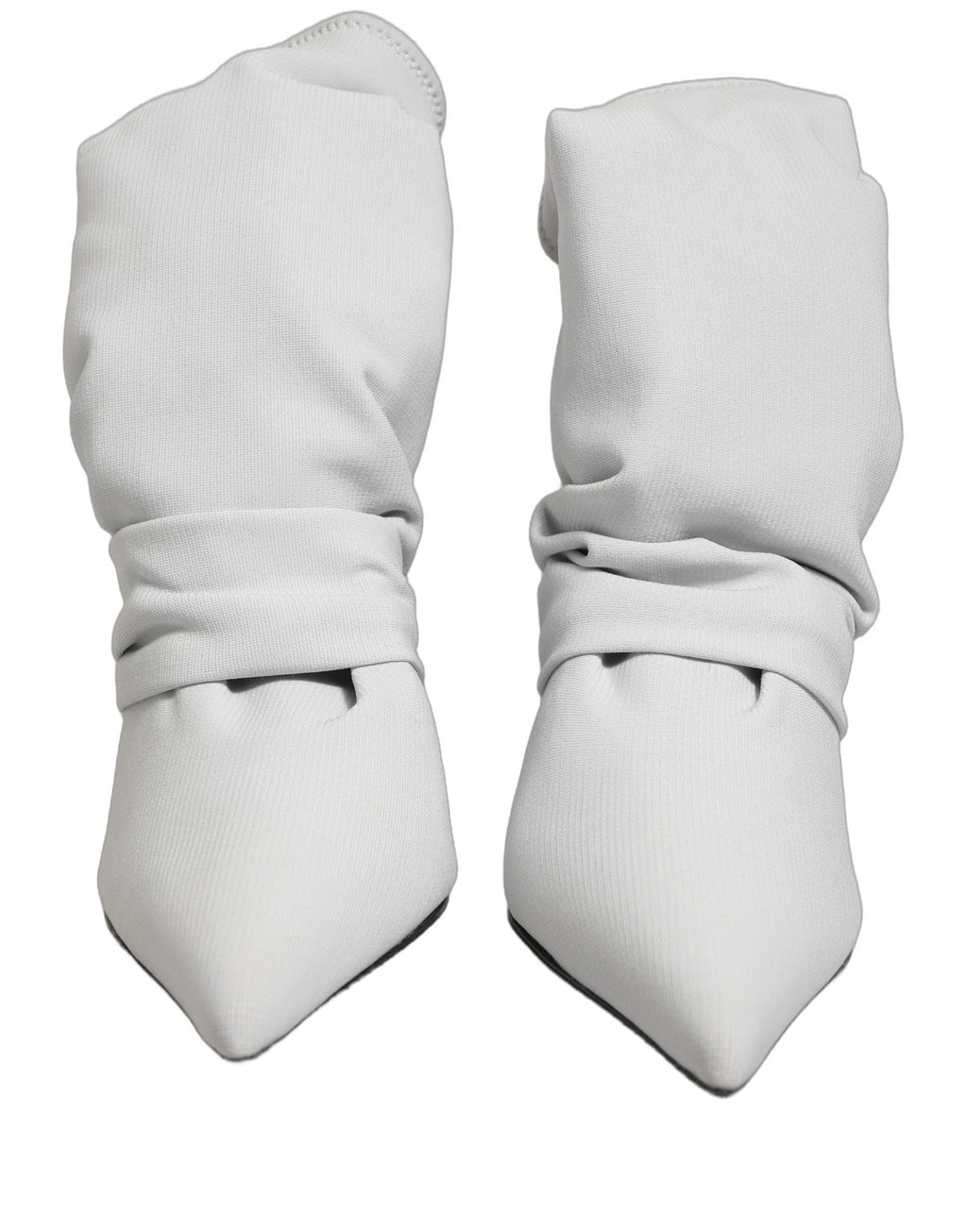 Dolce & Gabbana Graue Stretch-Socken-Stiefeletten