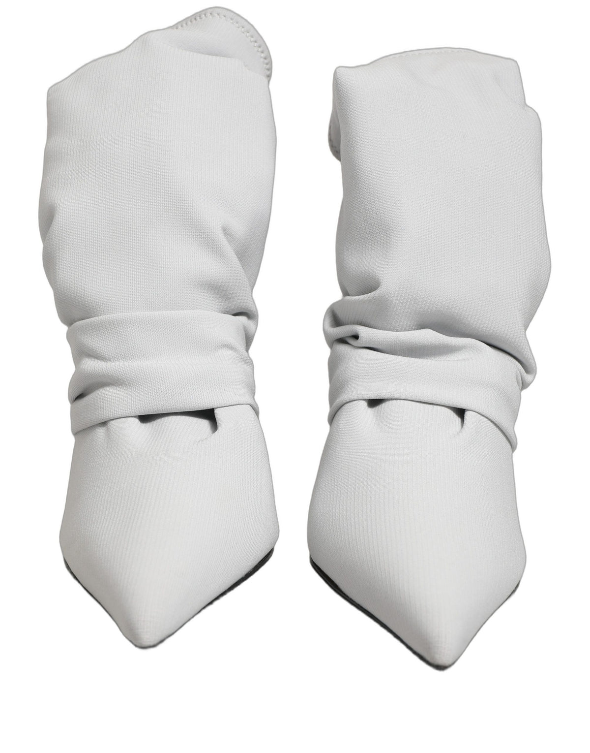 Dolce & Gabbana Graue Stretch-Socken-Stiefeletten