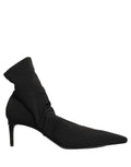 Dolce & Gabbana Schwarze Socken-Stiefel mit Absatz, Knöchelhoch