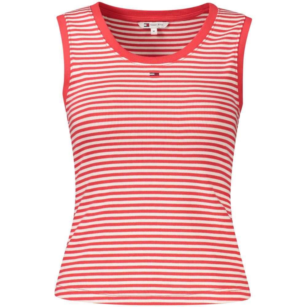 Tommy Hilfiger Rotes Baumwoll-Tanktop für Damen