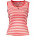 Tommy Hilfiger Rotes Baumwoll-Tanktop für Damen