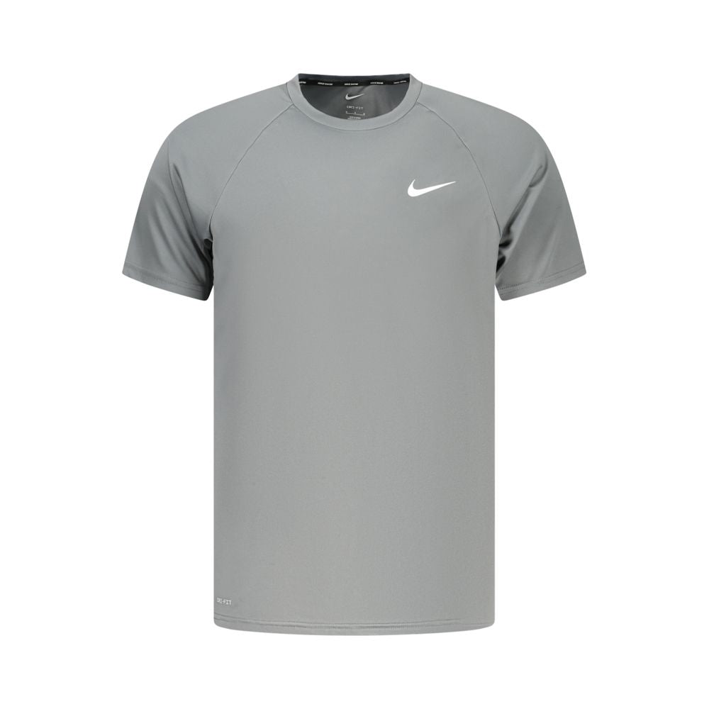 Graues Herren-T-Shirt aus Polyester