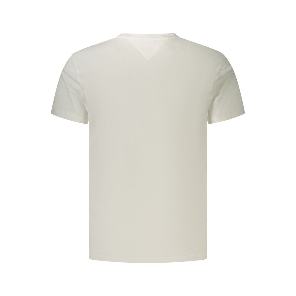 Tommy Hilfiger Bianco Baumwoll-T-Shirt für Herren