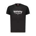 Tommy Hilfiger Schwarzes Baumwoll-T-Shirt für Herren