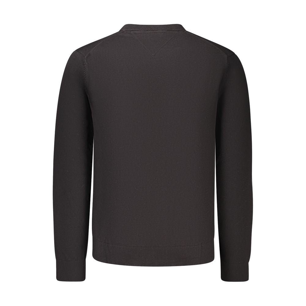 Tommy Hilfiger Schwarzer Baumwoll-Sweatshirt