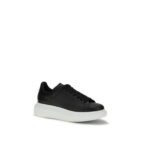 Alexander McQueen Schwarze Bos Taurus Plateau-Sneaker aus Kalbsleder