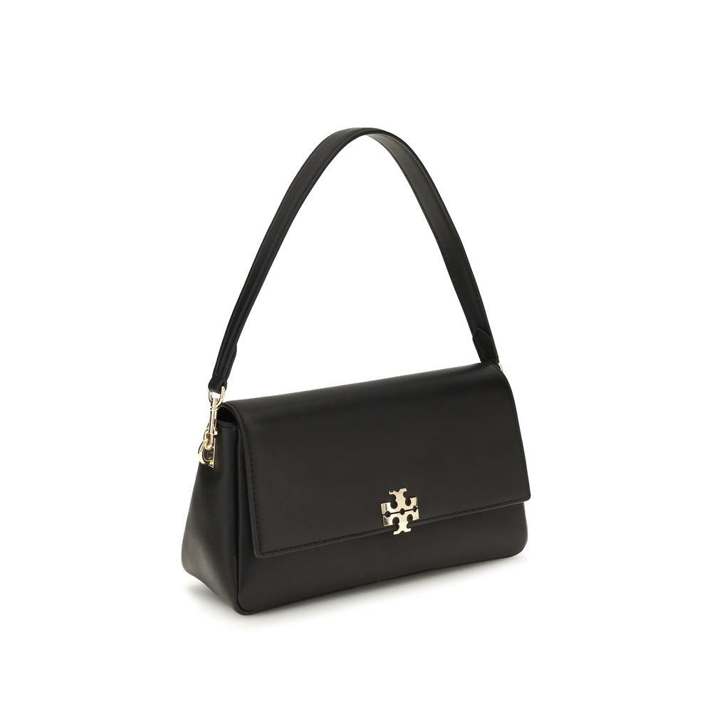 Tory Burch Schwarze Bos Taurus Kalbsleder Schultertasche