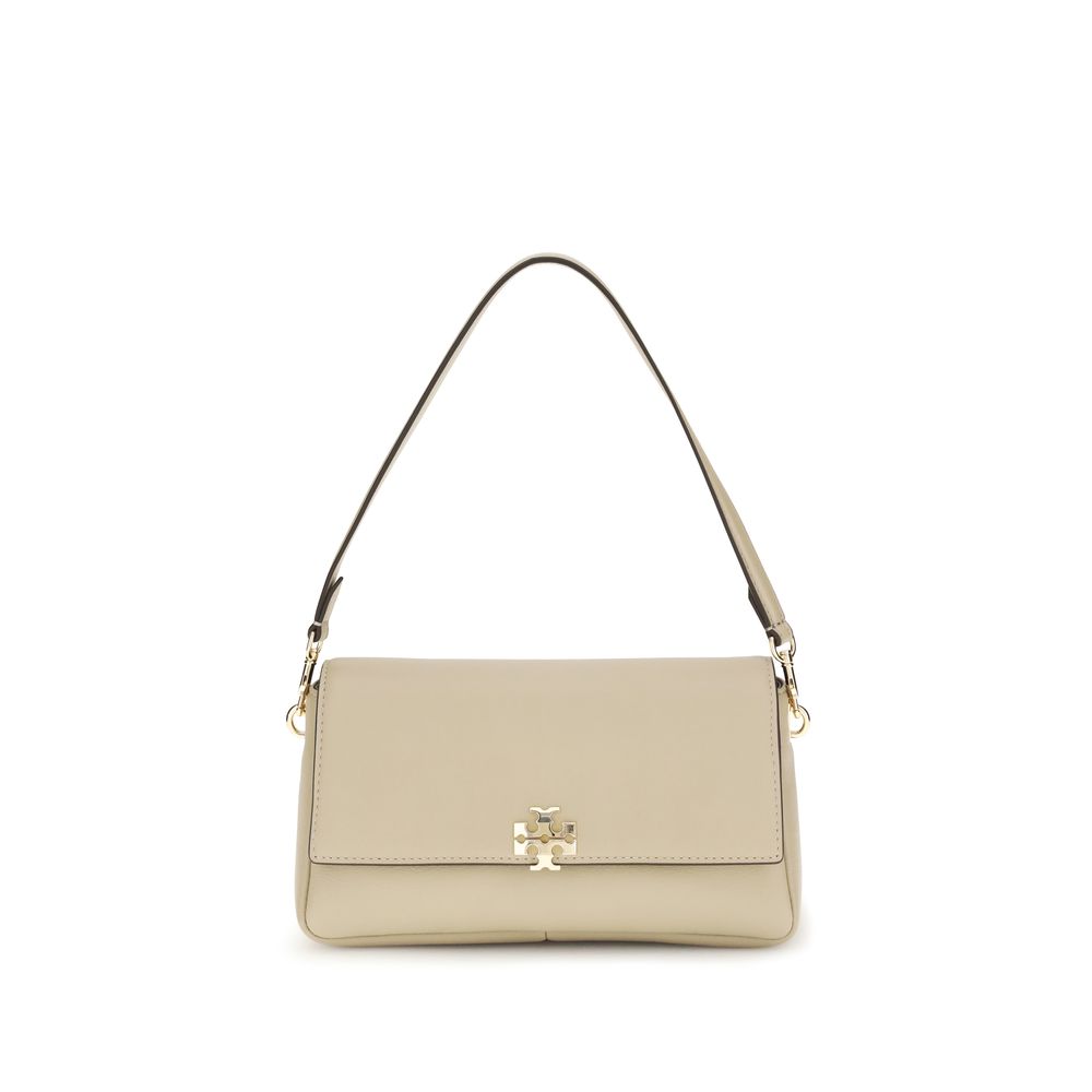 Tory Burch Beige Kalbsleder Bos Taurus Schultertasche