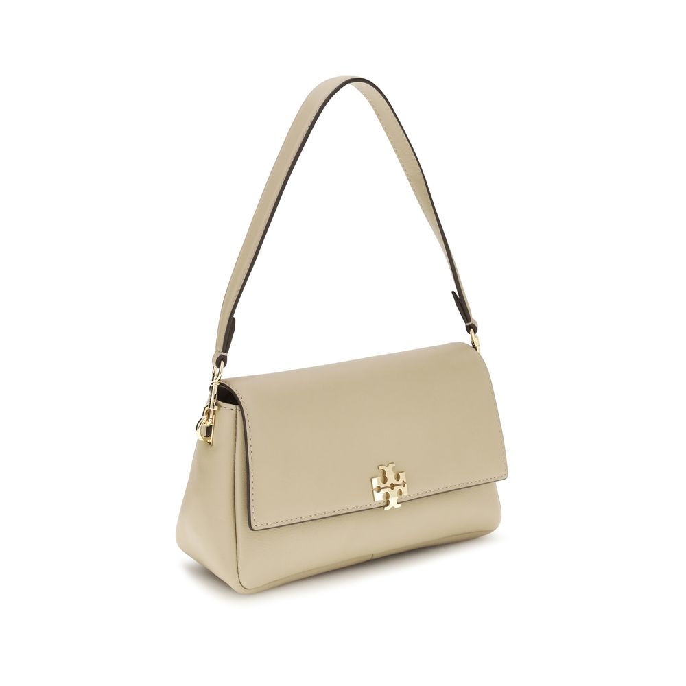 Tory Burch Beige Kalbsleder Bos Taurus Schultertasche