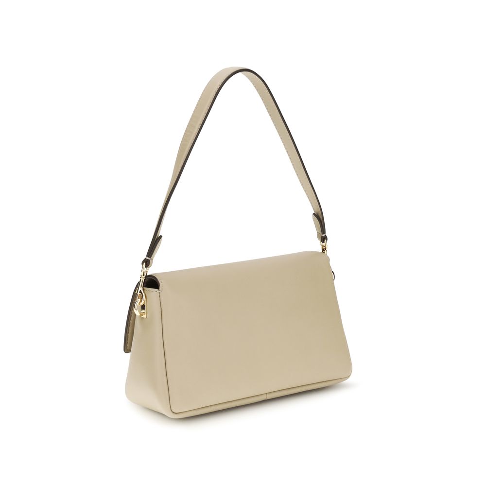 Tory Burch Beige Kalbsleder Bos Taurus Schultertasche