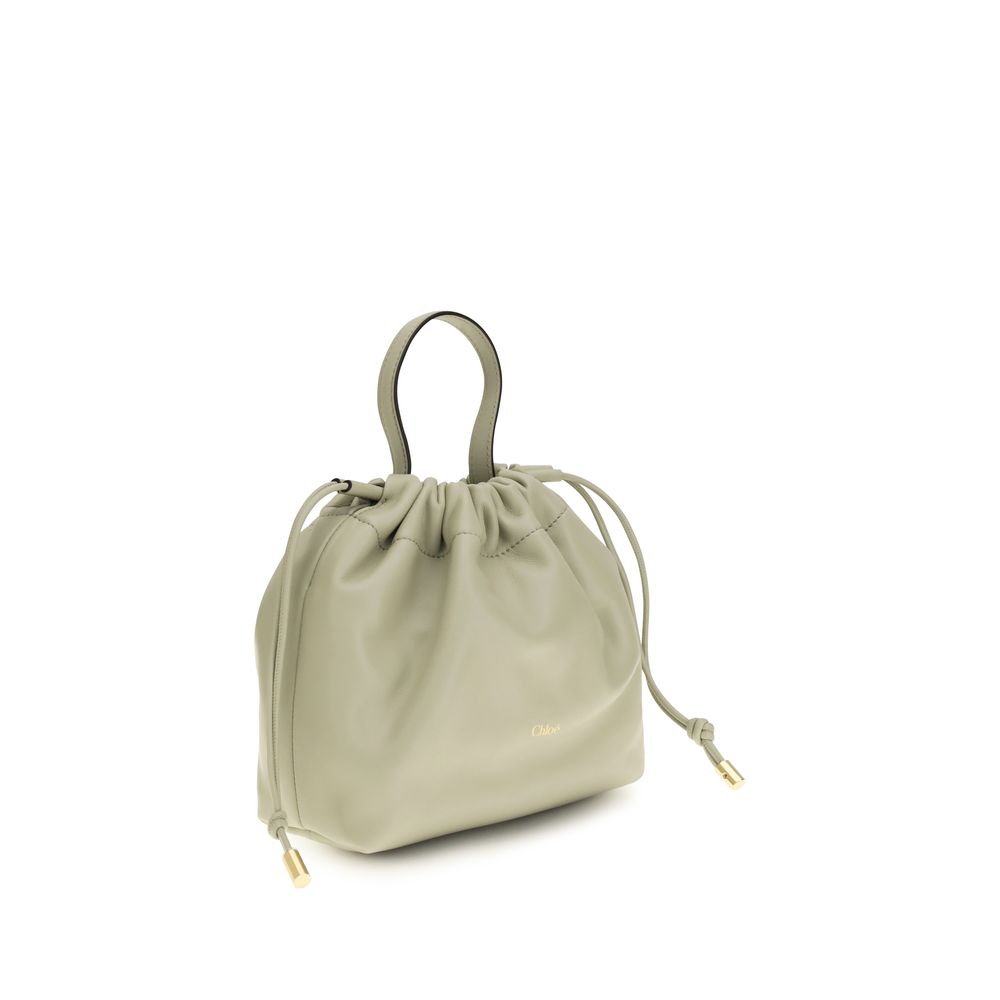 Chloé Graue Lammleder Schultertasche Ovis Aries Aries