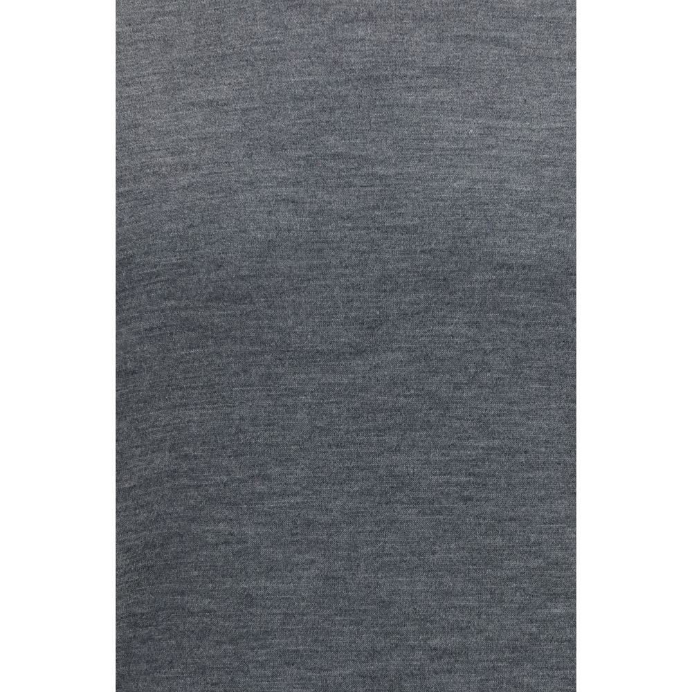 Brunello Cucinelli Grauer Wollpullover Aries mit Rollkragen