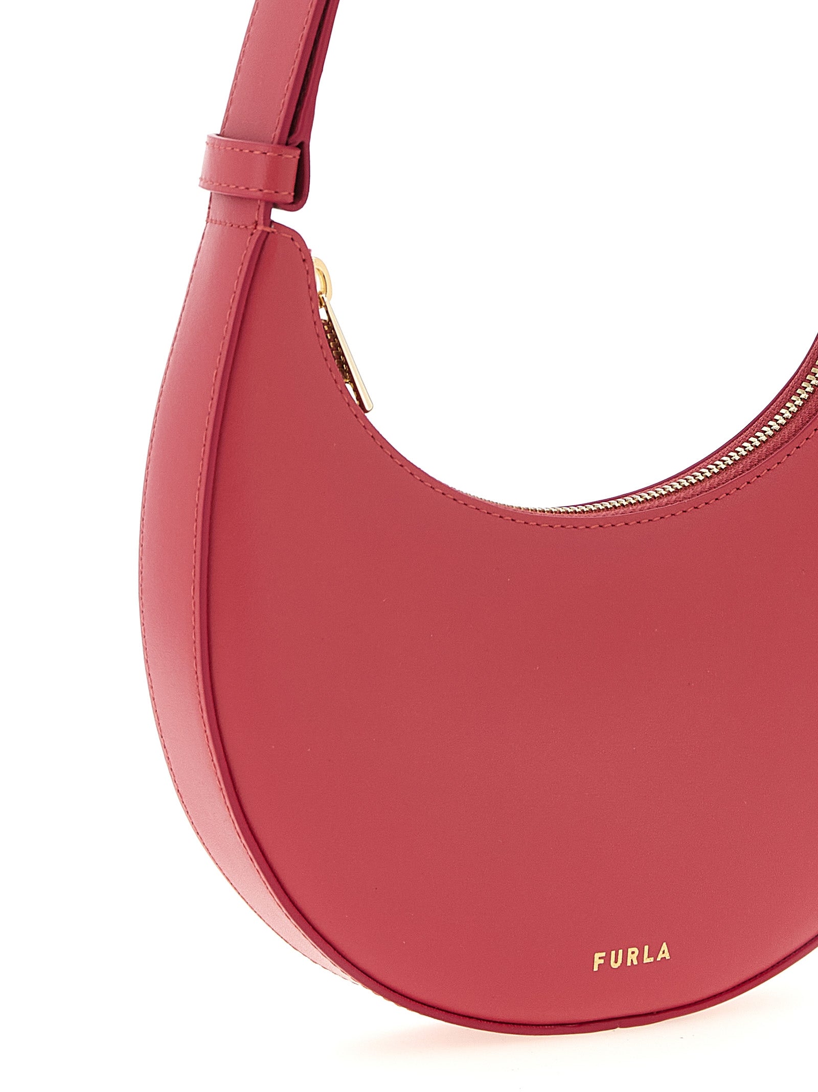 Furla Schultertasche aus Fuchsia-Kalbsleder