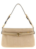 PINKO Beige Kalbsleder-Schultertasche