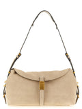 PINKO Beige Kalbsleder-Schultertasche