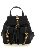 PINKO Schwarzer Polyamid-Rucksack