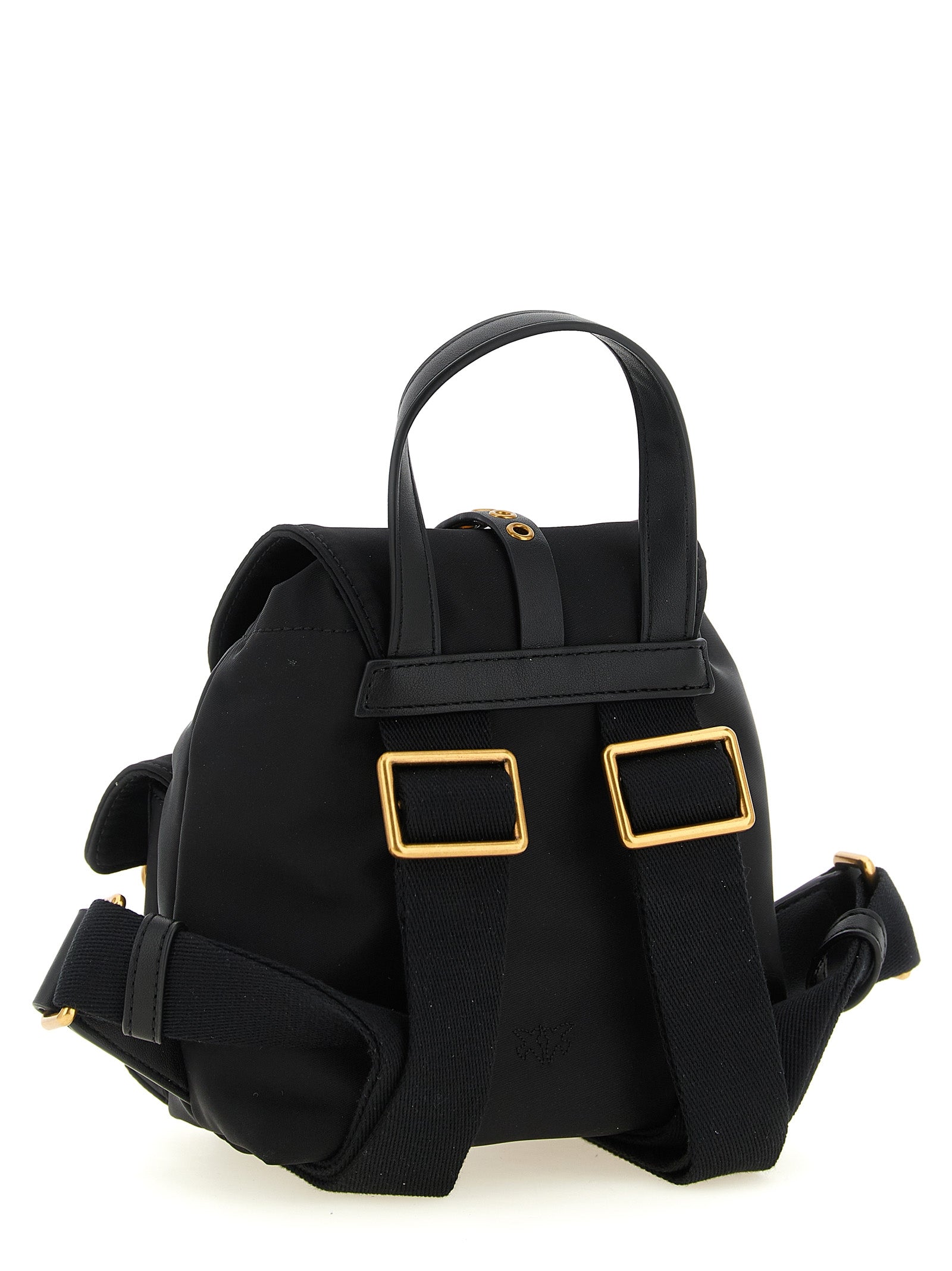 PINKO Schwarzer Polyamid-Rucksack