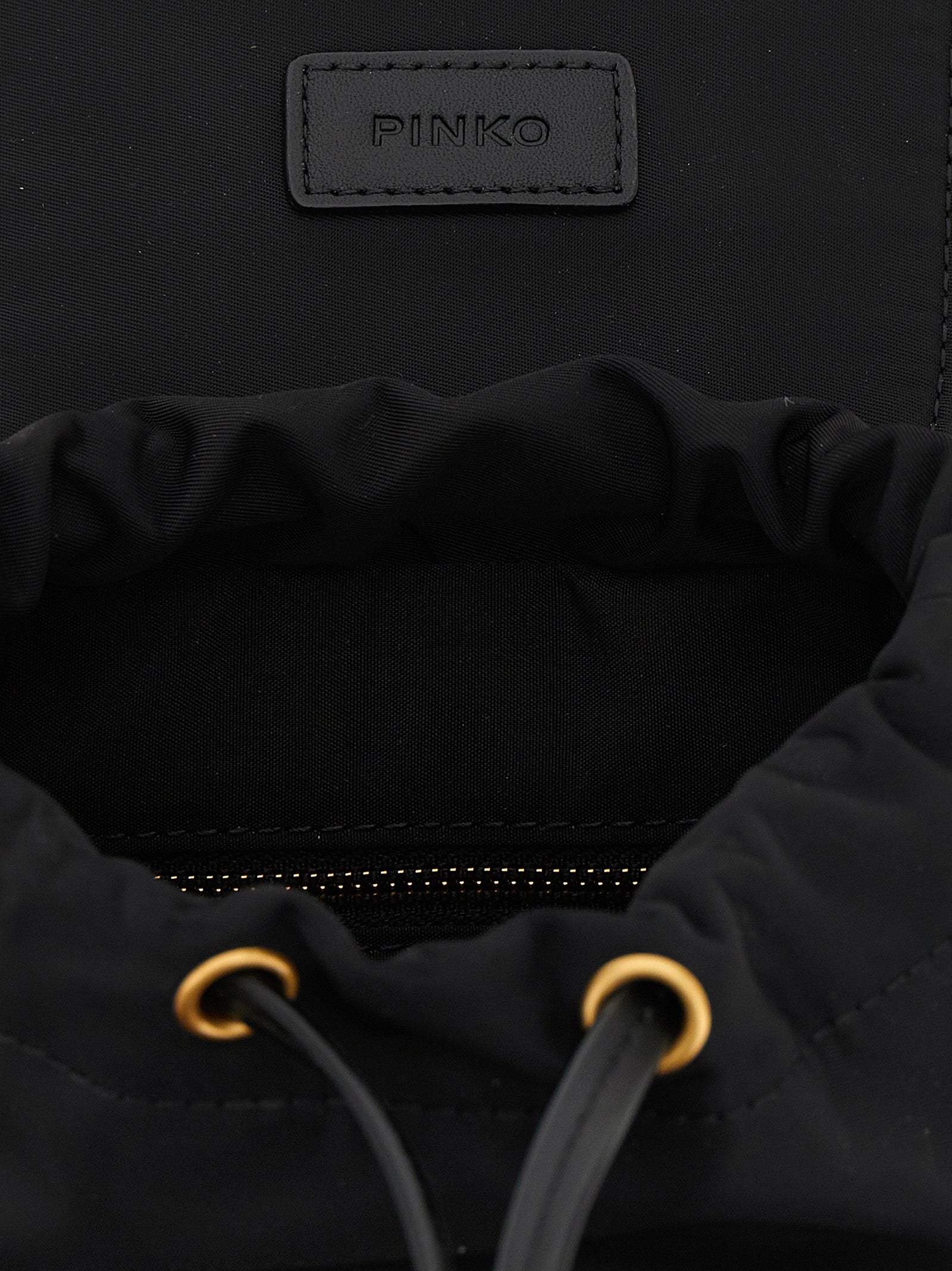 PINKO Schwarzer Polyamid-Rucksack