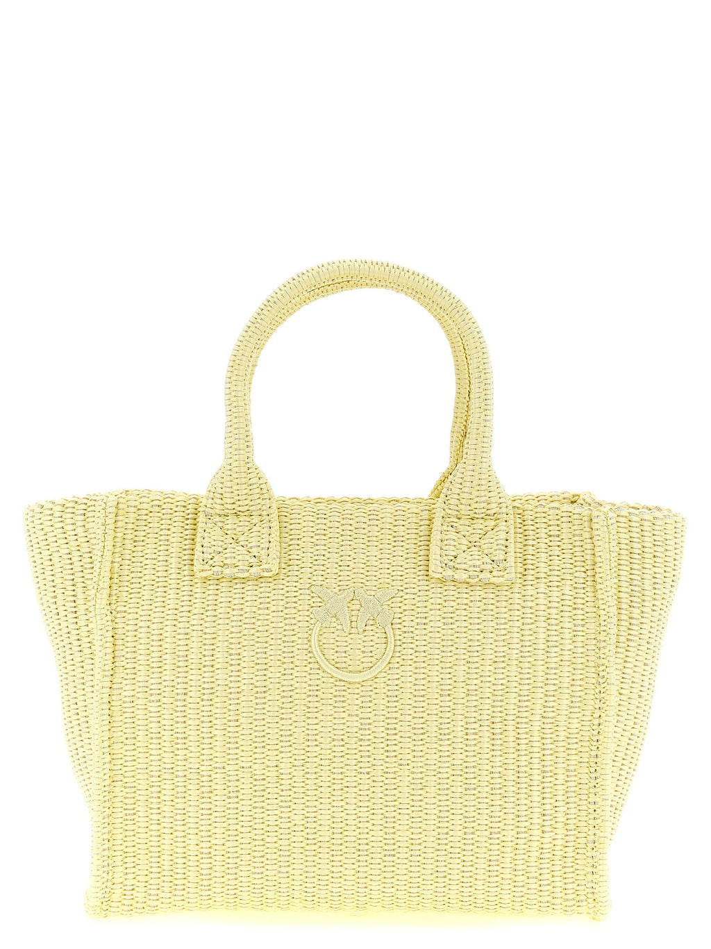 PINKO Zweifarbige Shopper-Tasche aus Polypropylen