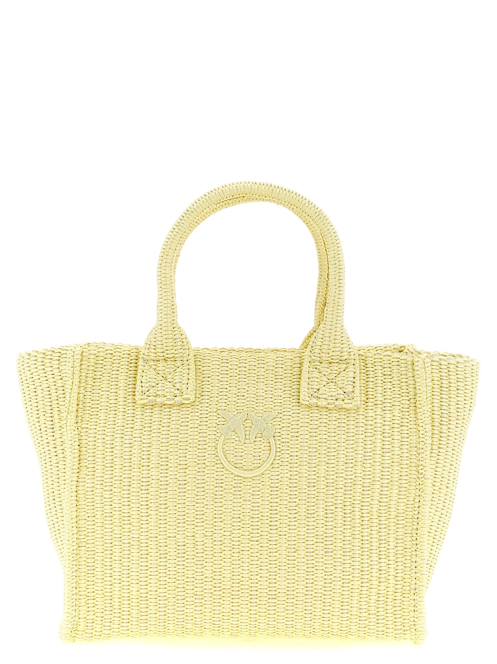 PINKO Zweifarbige Shopper-Tasche aus Polypropylen