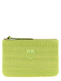 PINKO Zweifarbige Clutch aus Polypropylen