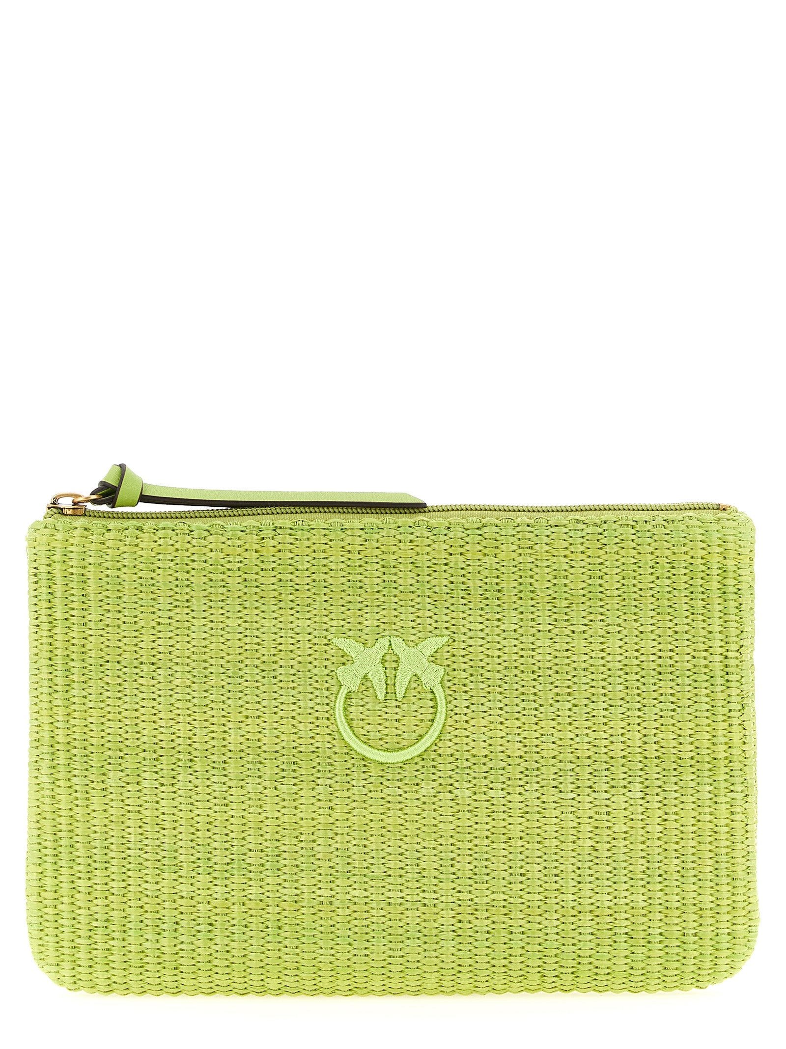 PINKO Zweifarbige Clutch aus Polypropylen