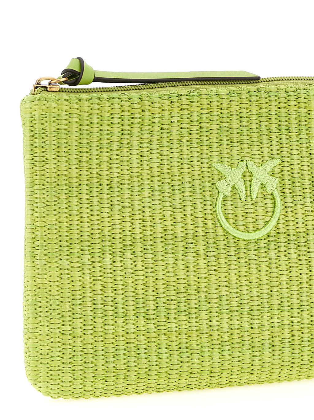 PINKO Zweifarbige Clutch aus Polypropylen