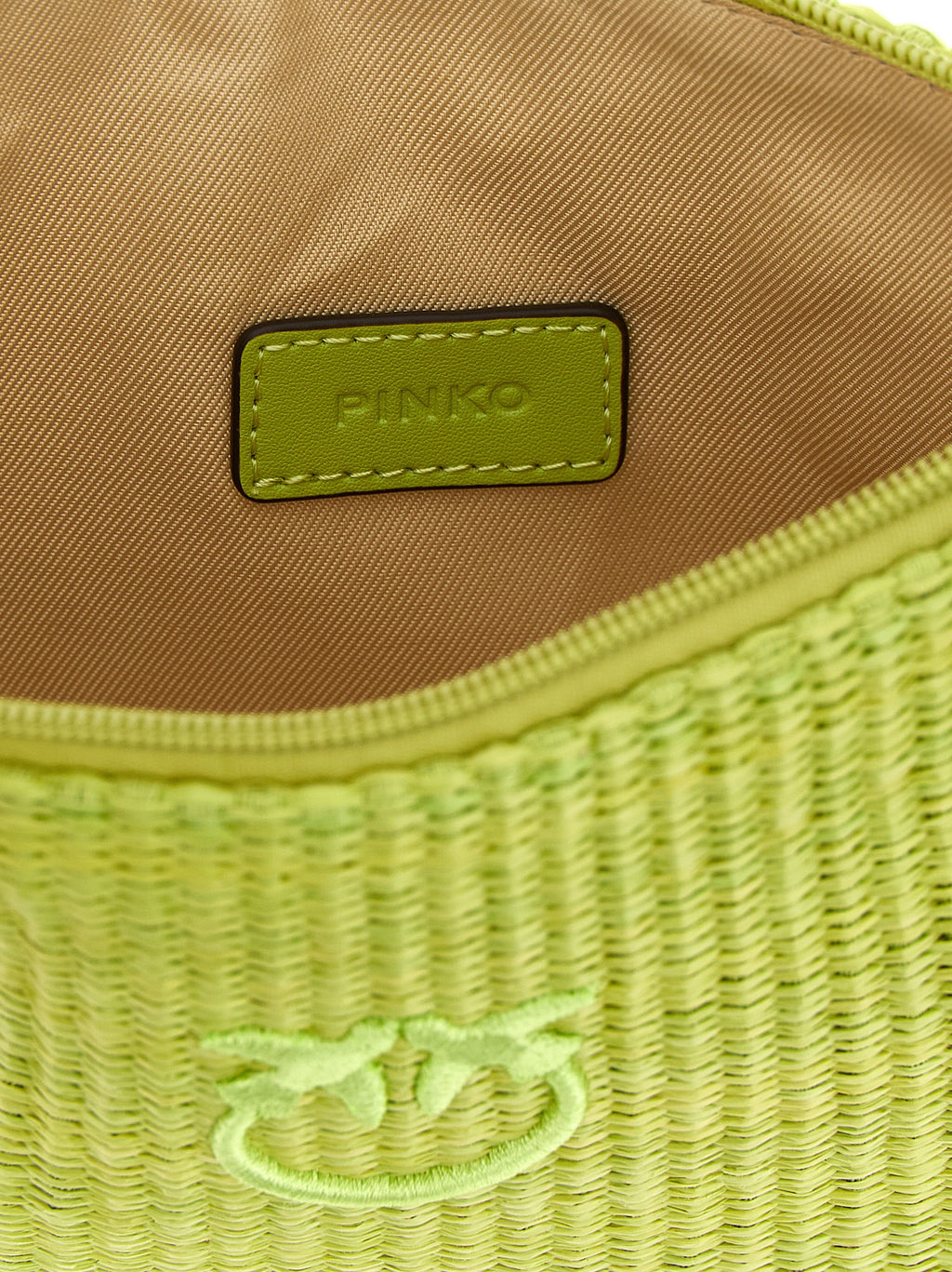 PINKO Zweifarbige Clutch aus Polypropylen
