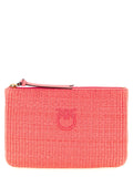 PINKO Fuchsia Polypropylene Clutch Bag