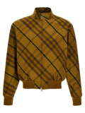 Burberry Zweifarbige Bomberjacke aus Baumwolle