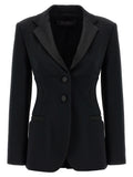 Max Mara Schwarzer Blazer aus Viskose