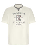 Brunello Cucinelli Weißes Baumwoll-T-Shirt