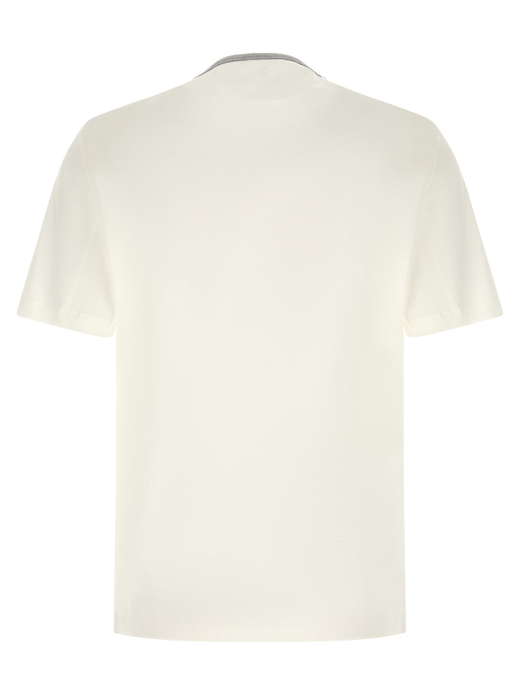 Brunello Cucinelli Weißes Baumwoll-T-Shirt