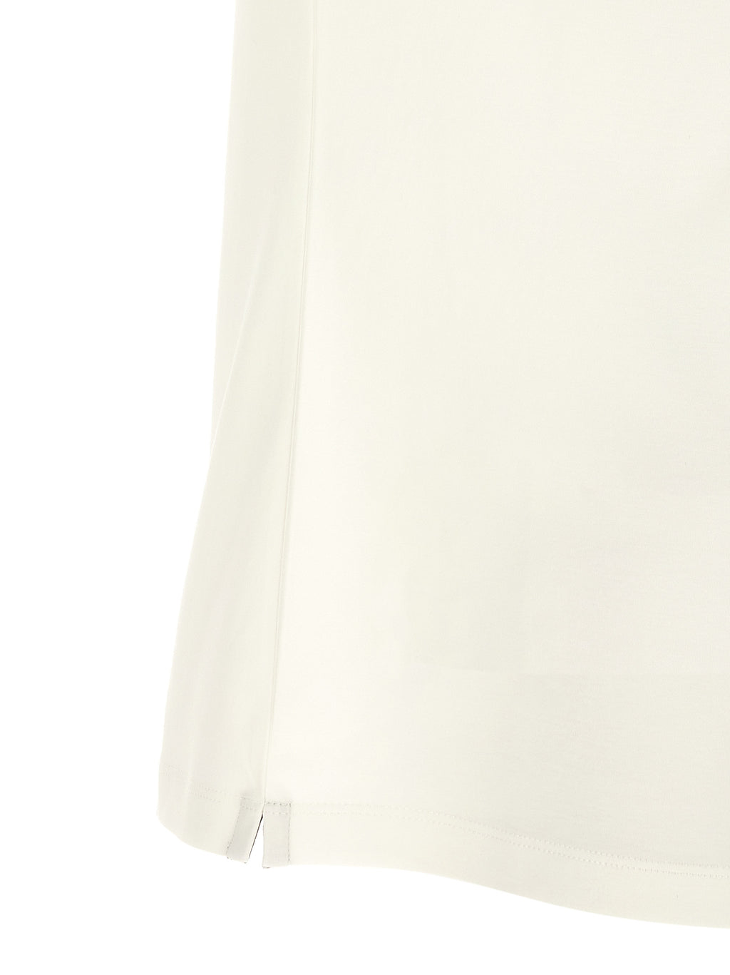 Brunello Cucinelli Weißes Baumwoll-T-Shirt