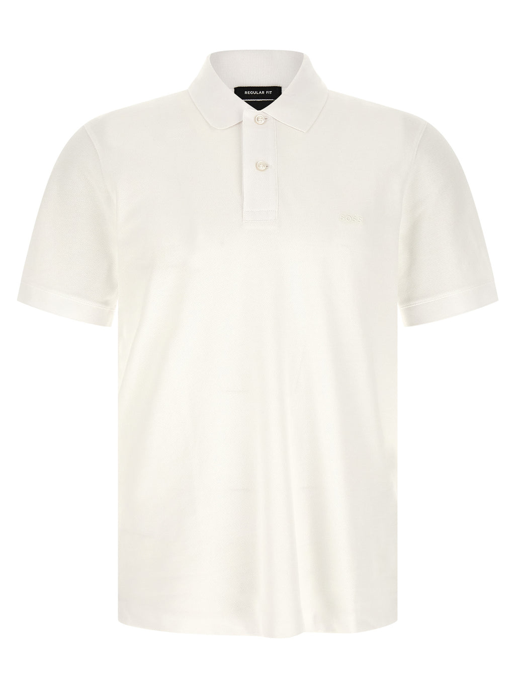 Hugo Boss Weißes Poloshirt aus Baumwolle