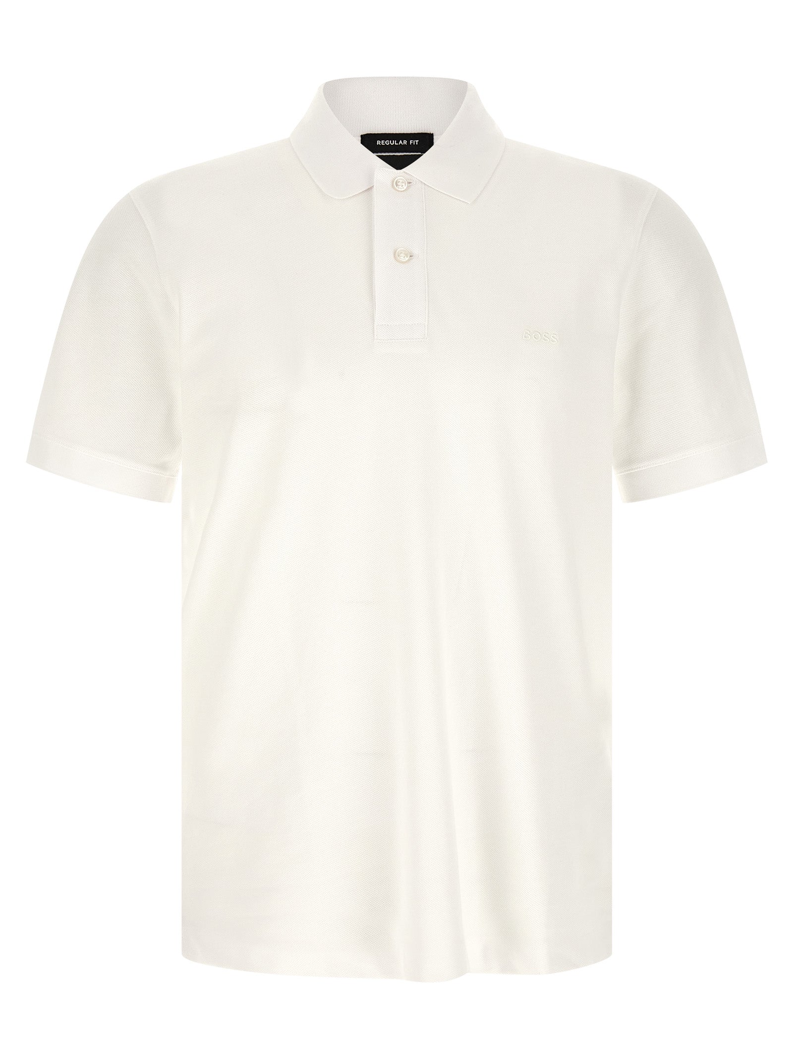 Hugo Boss Weißes Poloshirt aus Baumwolle