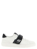 Balmain Bicolor Calfskin Low Top Sneakers